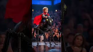 Adorable Boy Rides Robot Ant on America’s Got Talent! 🐜🔥🇺🇲 #AGT #USAviral #Robot #EpicMoment