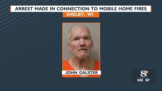 Arrest made in connection to mobile home fires