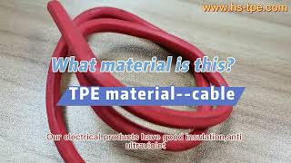 TPE material  cable