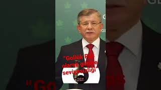 #shorts  Ahmet Davutoğlu Erdoğan’a “Seviyesizlik” çıkışı