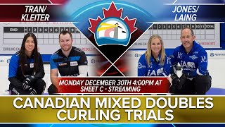 2025 Mixed Doubles Curling Trials - Draw 3C - TRA/KLE vs. JON/LAI