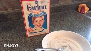 HOW TO MAKE FARINA (Como hacer Farina)