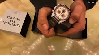 Opening omega x swatch pluto!