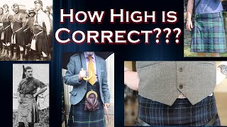 How High Do You Wear a Traditional Kilt?