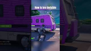 Insane invisibility glitch #fortnite #shorts #viral