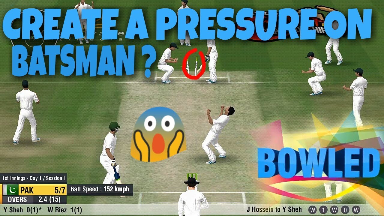 Wcc2- How To Create A Pressure On Batsman And Get Quick Wickets. In ...