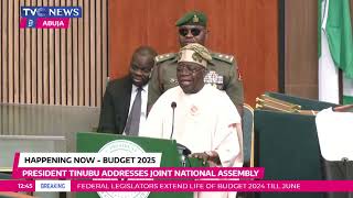 2025 Budget is a Budget of Reform And Transformation  - Pres. Tinubu