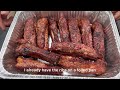 The best Honey mustard smoked viral party ribs  @miguelscookingwithfire
