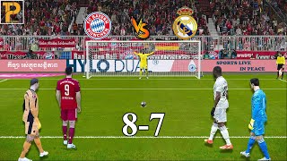 Longest Penalty Shootout | Bayern Munich vs Real Madrid | PES23 PC Gameplay #bayern