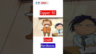 Topper 10 hardtoonz | @Hardtoonz22  #shorts #animation #viralshorts