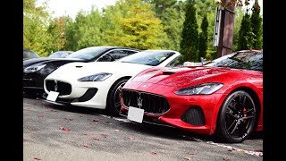 [搬出] マセラティツーリング走行動画\u0026搬出/ Maserati acceleration sounds!!