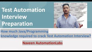 Important Java & Programming Topics to crack Test Automation Interview