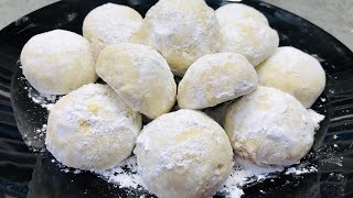 Pecan Snow Balls Cookies | Russian Tea Cakes | Holiday Cookies | Taste Assured