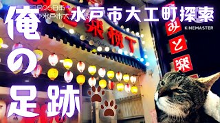 🐾雨上りの水戸市大工町散歩