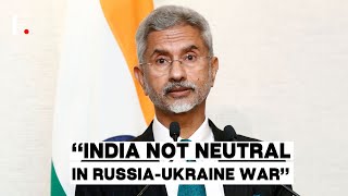 WATCH: India's Foreign Minister S Jaishankar on G20 Summit, "Not Neutral" Stance in Ukraine War