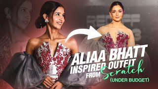 I Made “ALIAA BHATT” Inspired Outfit From Scratch Under ₹3000 😍💸🫶✨/ Nancy Tyagi