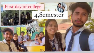 SMS Lucknow || Ritik \u0026 Riya vlogs || school of management science Lucknow || college vlogs ||