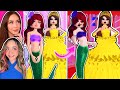 DISNEY PRINCESS HALLOWEEN CHALLENGE with iBELLA In Dress To Impress