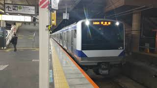 E531系0番台 K402編成 (笠間の栗ラッピング車両) 我孫子駅発車