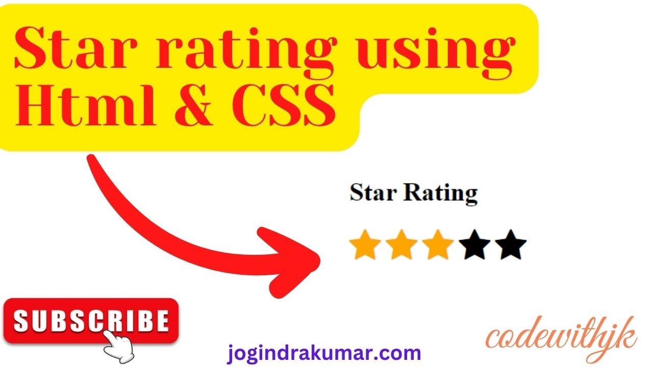 How To Create Star Rating Using Html And Css Only #html #css #star # ...