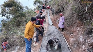 T38 Đường Lũng Chàm | Ngày làm việc với tiến độ thần tốc chinh phục dốc cua Chữ M