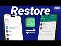 How to Restore WhatsApp Messages (iPhone & Android) - 2025 New Update!!