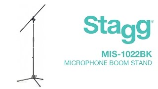 MIS-1022BK Microphone Boom Stand | Stagg Music