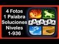 4 Fotos 1 Palabra - Niveles 1-936 - Soluciones - Respuestas