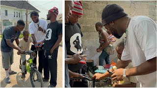 The prayer of pastor Wisdom after gifting him his bicycle best gift ever all I can say is Amen