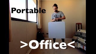 Home office: Best Portable Office Set Up (Including Desk - low cost)