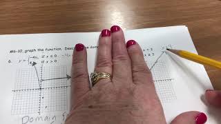 ALG 4.7 Piecewise Functions HHS TenBrock