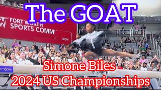 Greatness! Simone Biles' Stunning Performances 2024 U.S. Gymnastics Championship