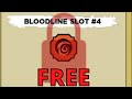 Free Bloodline Slot Glitch In Shindo Life ( Op )