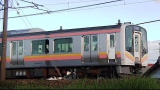 E129系B5編成　信越本線上り普通448M　新潟→長岡