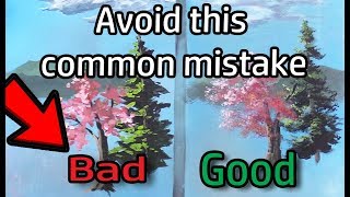 Avoid this COMMON MISTAKE | Acrylic Painting