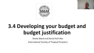 3.4 Budget and budget justification