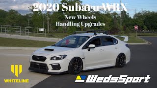 2020 Subaru WRX - Wedsport TC105X + Whiteline Handling Upgrades