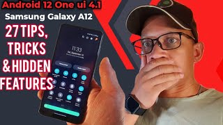 Samsung Galaxy A12 : 27 Tips Tricks & hidden features: Android 12 One ui 4.1