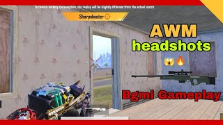 AWM op shots 😍 bgmi gameplay