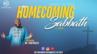 Sabbath Service 08/24/2024 | Dr. Evan Willis |  Homecoming