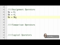 Tutorial 10 - PHP Operators - Part 1/2