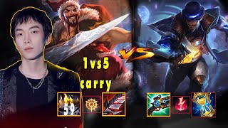 SALLY USE DRAVEN 1vs5 at MID CARRY MATCH SO GOOD