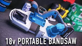 NEW 18v Portable Cordless Band Saw from MAKITA (DPB182)