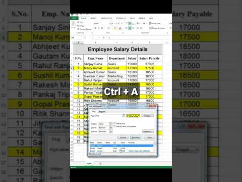 How to Delete Highlighted Rows in One Click in Excel? #shorts #excel_tips_and_tricks