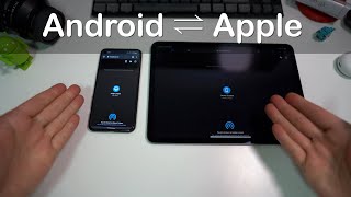Easiest way to transfer files between Android and Apple devices (Update: Use Quick Share/Airdrop)