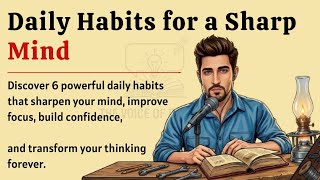 Habits That Sharpen your Mind Every Day | change your life | Motivational Video 🔥| Graded Reader