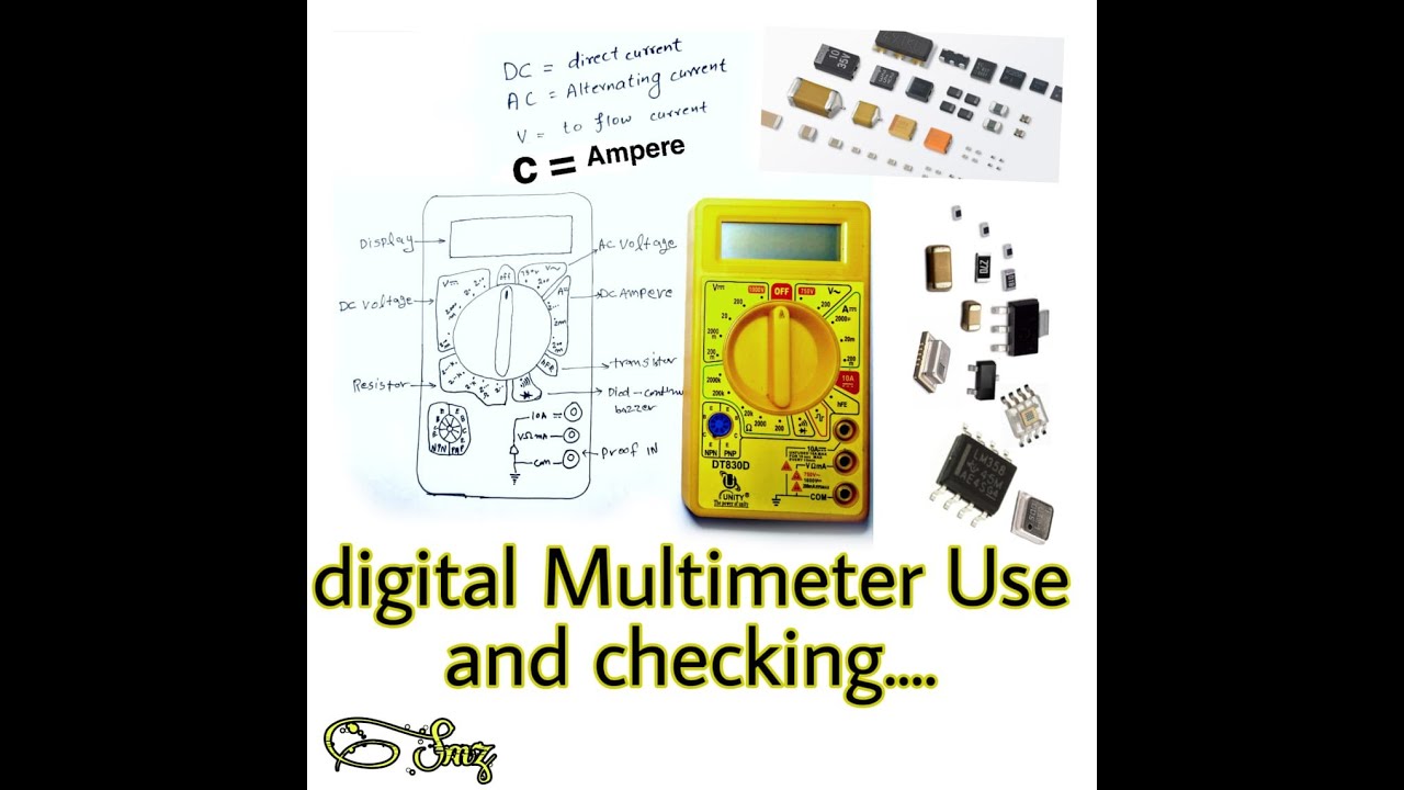 How To Use Digital Multimeter - YouTube