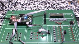 VHDL code for Binary to Gray code converter and Realization on FPGA development Board