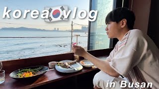 Japan-Korea Couple vlog｜Popular Museums in Korea,Ocean View Brunch,Sand Festival at Haeundae Beach