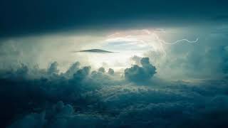 Storm, thunder, clouds sky dark nature | free stock video Full HD 1080 | nature no copyright